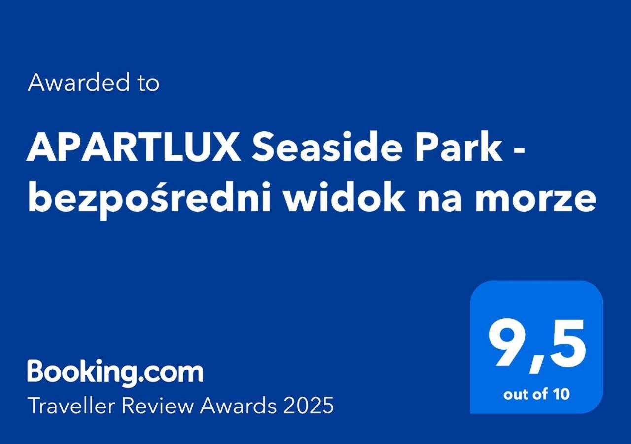 Apartlux Seaside Park - Bezposredni Widok Na Morze كولوبرزيغ المظهر الخارجي الصورة